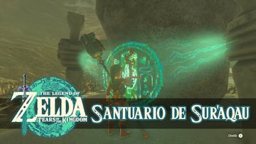 the legend of zelda tears of the kingdom nintendo switch guia santuario sur'aqau