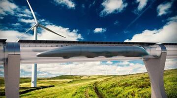 El concepto del Hyperloop, un tren supers&oacute;nico