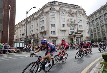 Jardi Christiaan Van Der Lee en acción durante la etapa de hoy. 