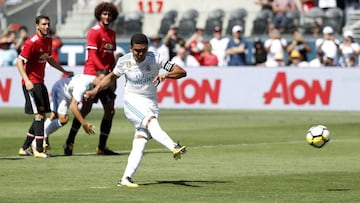 Casemiro ya mira al área: es el actual Pichichi del equipo