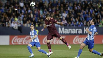 10/03/18 PARTIDO PRIMERA DIVISION
MALAGA - BARCELONA
PRIMER GOL LUIS SUAREZ 0-1