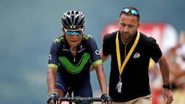 Nairo Quintana: "Ahora mismo no estoy en condiciones"