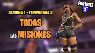 Desaf&iacute;os y misiones de Fortnite Temporada 2 - Semana 1: todas las soluciones y recompensas