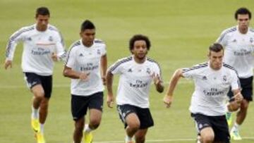 Marcelo se entrenó con el grupo; Xabi sigue al margen