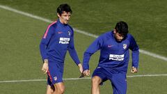 Savic y Diego Costa. 