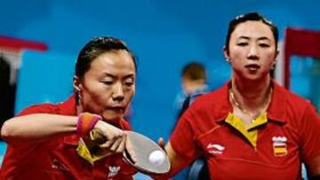 <b>¿ESPAÑA? </b>El doble español está formado por dos chinas.