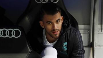 Ceballos, en el banquillo del Bernabéu.