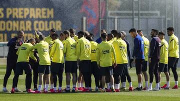 Entrenamiento del Barcelona