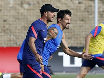 Simeone y Savic, concentrados en esta pretemporada.