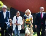 Jill Biden se declara fanática de la NFL en un evento en la ciudad de México