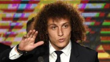 David Luiz, en un acto.