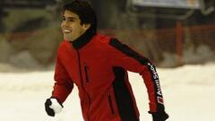 Kaká fuerza en la nieve para jugar ante el Barça