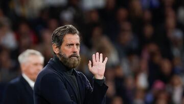 Quique, en un partido.