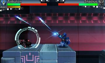 Captura de pantalla - Tenkai Knights: Brave Battle (3DS)