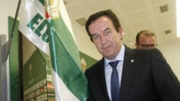 El presidente del Elche, Juan Anguix