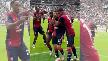 Así fue el gesto de Mina por Cuadrado a hinchas de Juventus