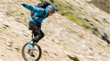 Espectaculares imágenes de Monociclismo extremo