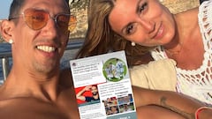 La filosa respuesta de Jorgelina Cardoso, esposa de Di María, al francés Adil Rami