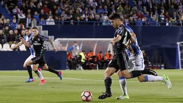 05/04/17 PARTIDO PRIMERA DIVISION
LEGANES - REAL MADRID
PRIMER GOL JAMES RODRIGUEZ 0-1 PASE MARCO ASENSIO