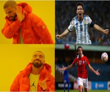 Los memes no se hicieron esperar tras la victoria de La Roja sobre Colombia por 2-0 en Copa América, y que le permitirá jugar la final ante Argentina.