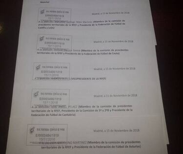 Galán: burofax a 16 Territoriales pro-Villar y nueva demanda