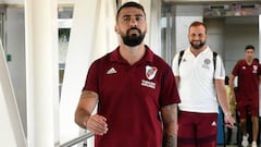 Pratto: "Solamente tengo la cabeza en la pretemporada"