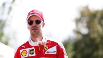 Sebastian Vettel en Australia.