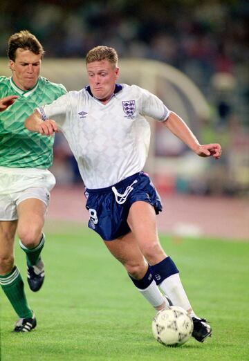 The most outrageously talented English player of his generation, and arguably of any generation, Gascoigne hit his peak at the 1990 World Cup when he inspired England to the semi-finals and was fourth in the Ballon d'Or voting. A year later, he would shatter his knee in the FA Cup final but was back to his best in 1996, where had he been an inch taller he may have connected with a cross in the dying seconds against Germany to send England through to a first European Championship final. As it was, he scored one of the goals of the century against Scotland and led a 4-1 destruction of the Netherlands.  