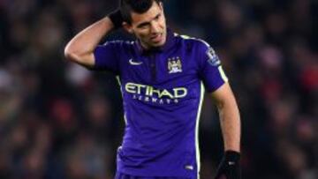 Agüero se volvió a marchar lesionado: no es grave