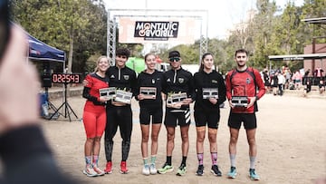 Ganadores de la II edici&oacute;n de la carrera Montju&iuml;c - Tibidabo, celebrada el 1 de noviembre del 2023 en Barcelona.