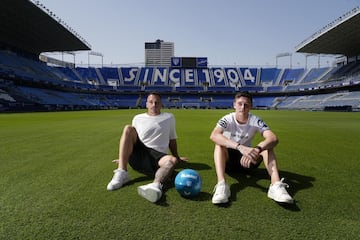 Carlos López, con Alfonso Herrero.