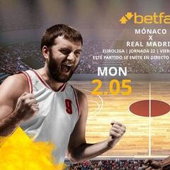 AS Monaco Basket vs. Real Madrid Baloncesto: horario, TV, estadísticas, clasificación y pronósticos