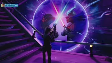 Darth Vader apareci&oacute; en el evento final de la Temporada 2 de Fortnite unos segundos