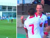 El golazo de Rakitic en su regreso al Sevilla