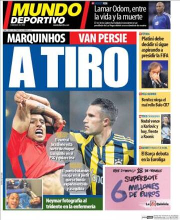 Portadas de la prensa deportiva