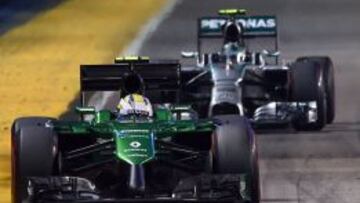 Caterham en el Gran Premio de Singapur