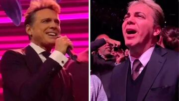 Video: Cristian Castro disfruta concierto de Luis Miguel en Argentina