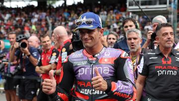 Martín tras su triunfo en el esprint de Sepang.