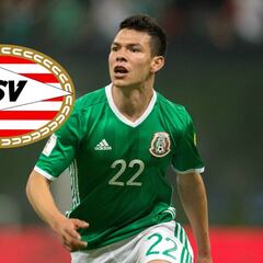 El PSV firma preacuerdo con Hirving Lozano
