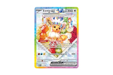 Pokémon carta más codiciada expansión Evoluciones Prismáticas obra mejor cocinera de Asia tarta