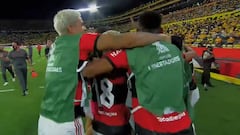 "Obra de arte": el golazo de Flamengo en Libertadores con participación de Isla