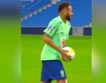 ¡Imperdible! La impresionante técnica de Neymar en un reto con sus compañeros