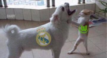 Wolfsburg pile the woe on Real Madrid, memes ease the pain