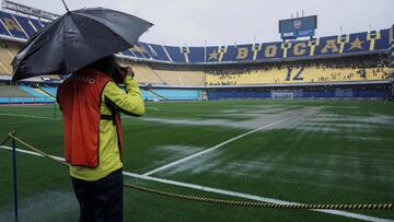 El Boca-River, aplazado por lluvia: este domingo se decide si se juega