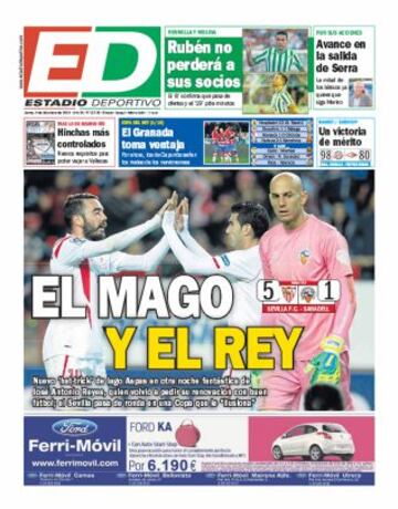 Portadas de la prensa deportiva