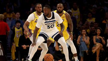 Bronny James y LeBron James -