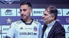 Futbol, Presentacion refuerzo de Colo Colo.
Colo Colo presneta a su nuevo refuerzo  Javier Correa en el estadio Monumental.
Santiago, Chile.
03/07/2024
Marcelo Hernandez/Photosport

Football, Presentation new player of Colo Colo.
Colo Colo presents his new reinforcement Javier Correa at the Monumental stadium.
Colo Colo Santiago, Chile.
03/07/2024
Marcelo Hernandez/Photosport