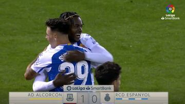 Resumen y gol del Alcorcón vs Espanyol de LaLiga SmartBank