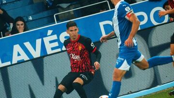 Daniel Luna debuta en el Mallorca en LaLiga.