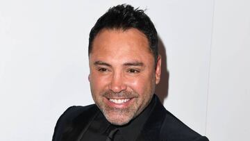 Oscar De La Hoya llegando a los American Icon Awards; Beverly Hills, California. 2019.